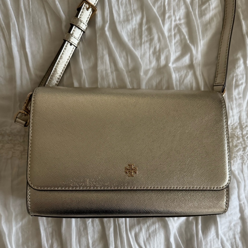 Tory Burch Emerson Combo Crossbody Bag - Gold